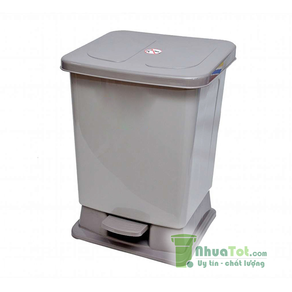 Thùng rác y tế nhỏ 8 lít xám Thùng rác y tế nhỏ 8 lít xám