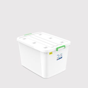 Thùng Nhựa Vuông 140 Lít - Có Nắp - có Bánh Xe